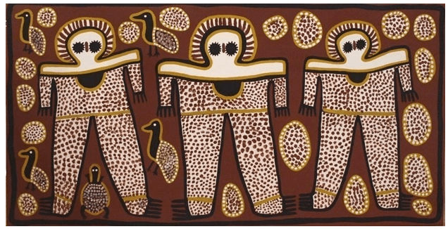 Wandjina spirit work by Aboriginal People Wandjina spirit work by Aboriginal People