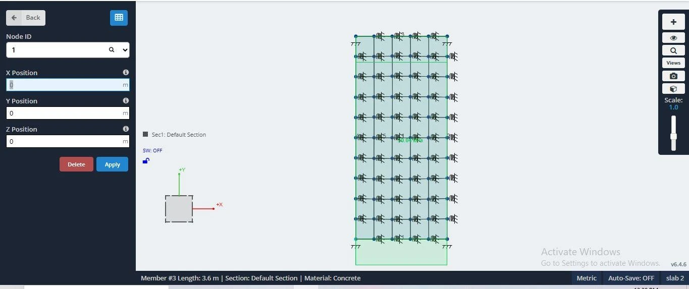 : Input for the Slab Modeling