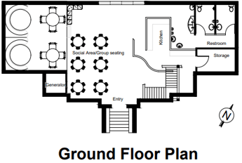 Ground floor plan Ground floor plan